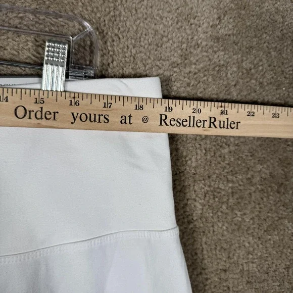 Chico's Zenergy So Slimming Leggings Womens 3 XL White Crop High Rise Pull On - Picture 4 of 15